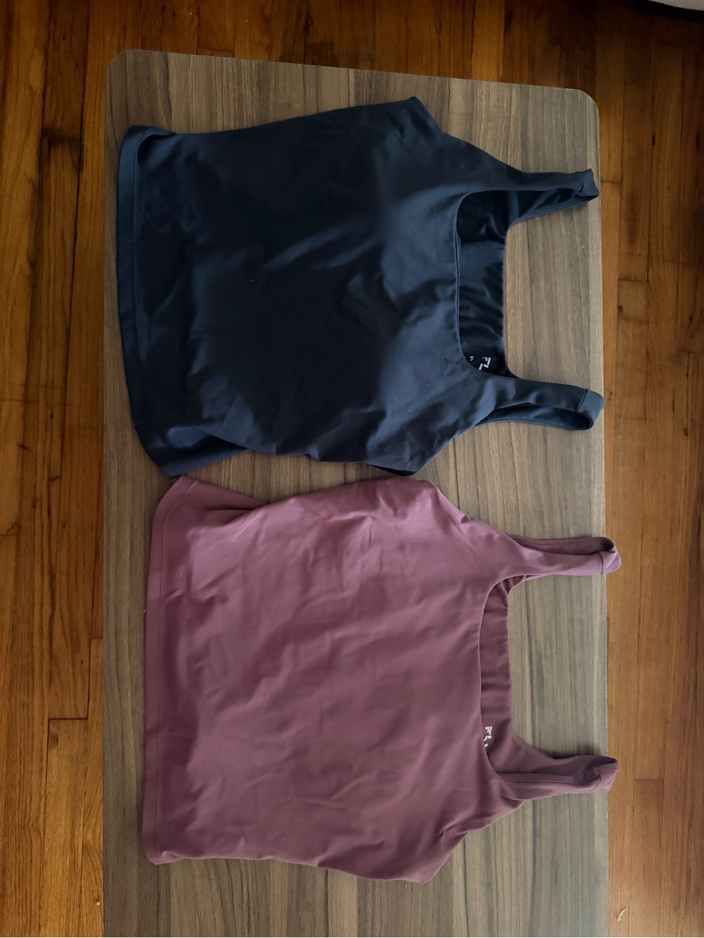 Xl women’s Workout tops. Navy and mauve